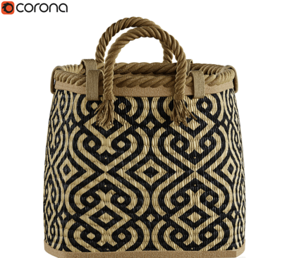 编织手提包3D模型（OBJ,MAX）