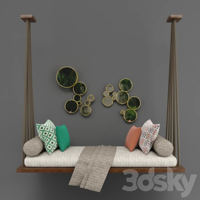 户外秋千3D模型（FBX,MAX）