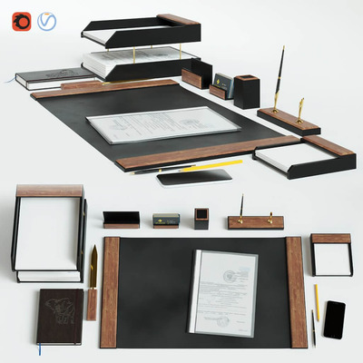 经理的工作桌面3D模型（FBX,MAX）