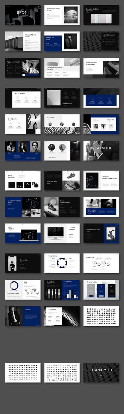 广告摄影公司PPT模板 (PPTX)