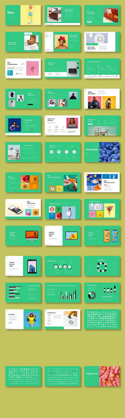 创意风格公司介绍PPT模板 (PPTX)