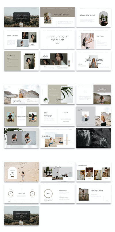 创造性的极简主义设计PPT模板 (PPTX,PPT)