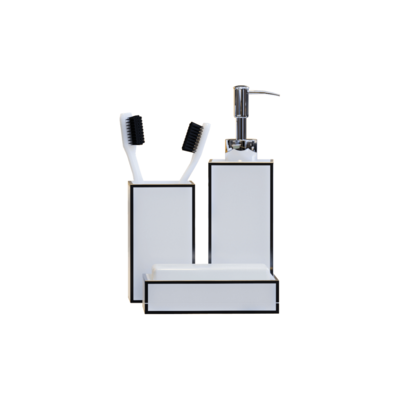 黑白卫浴套装3D模型（OBJ,FBX,MAX）