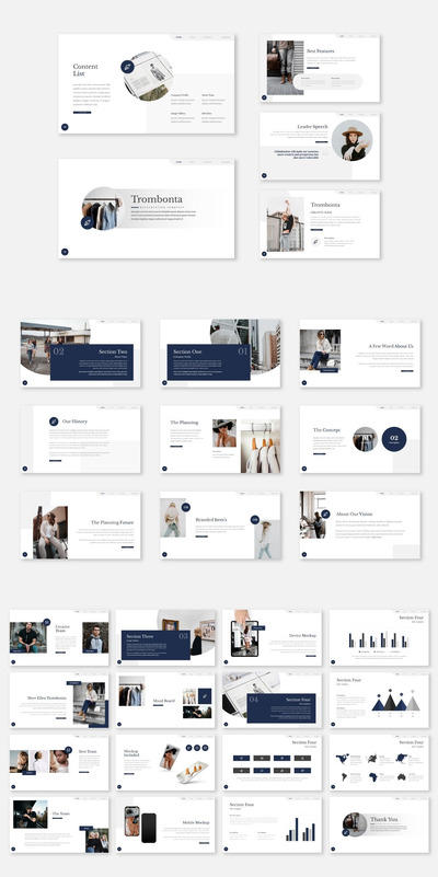 展示个人和企业项目的PPT模板 (PPTX)