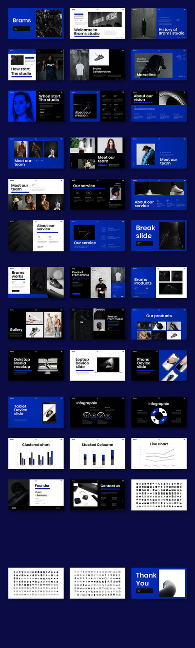 酷炫个性的广告公司项目介绍模板 (PPTX)