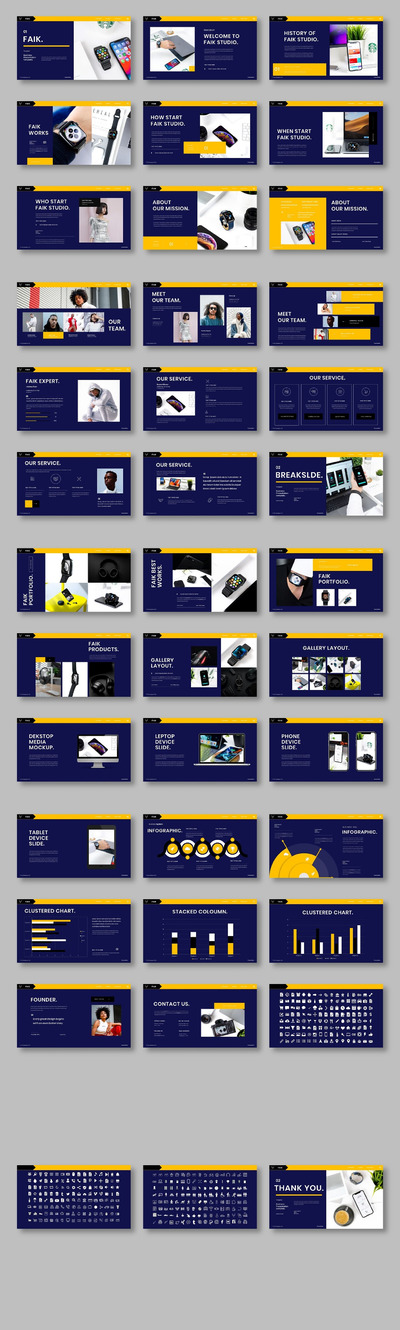 创意广告公司PPT模板 (PPTX)