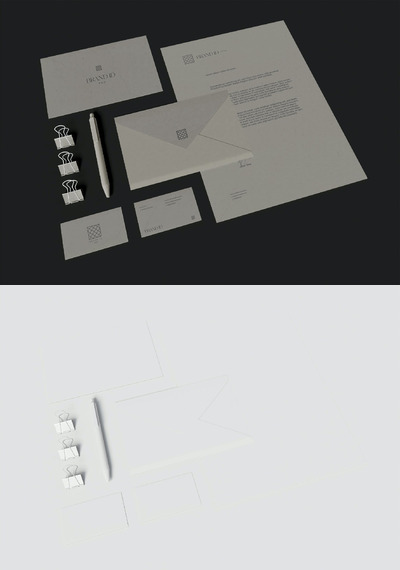 办公文具套装模型(PSD)