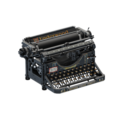 老式打字机3D模型（OBJ,FBX,MAX）
