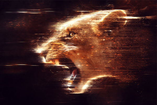 未来派艺术闪光传送特效ps动作 (atn)