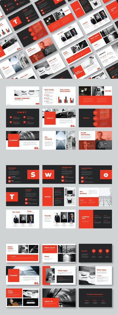 精美公司业务演示模板(PPT)