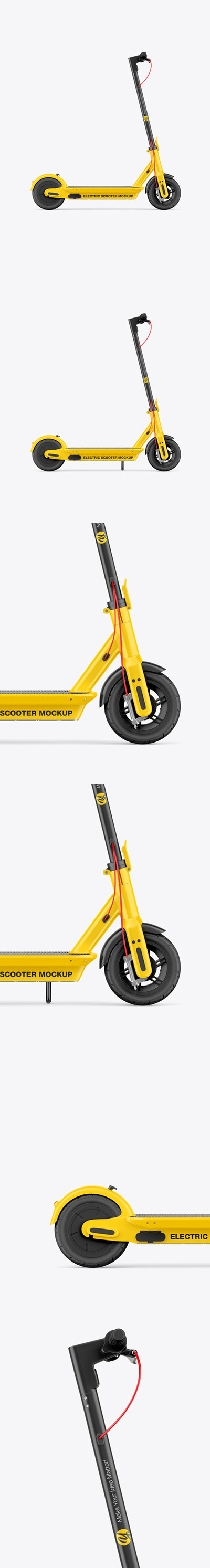 电动滑板车样机 - 侧视图 (tif)