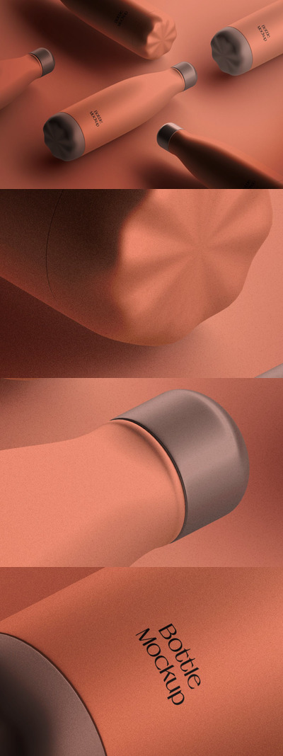 铁材质瓶子模型(PSD)