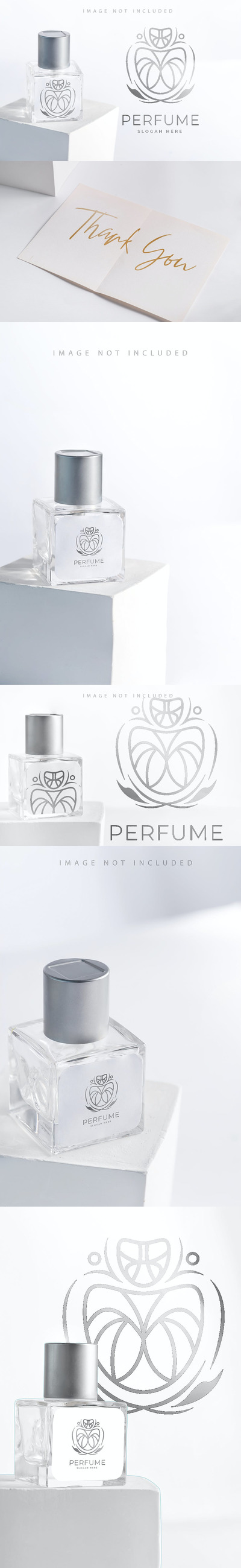 高端香水瓶模型集1 (PSD)