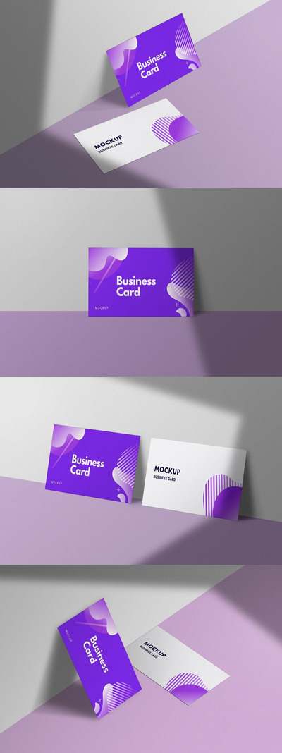 现代公司名片模型(PSD)