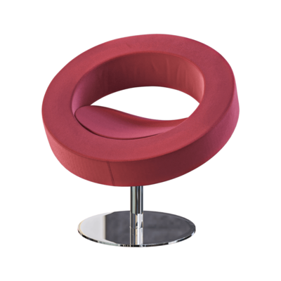 红色Hello扶手椅3D模型（OBJ,FBX,MAX）