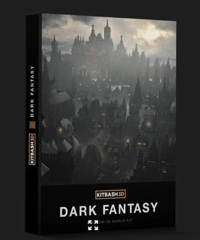 Dark Fantasy建筑楼房3D模型（OBJ,FBX,MAX）