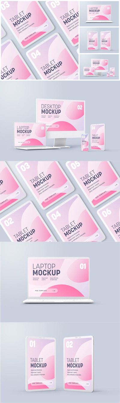 多设备粘土模型集(PSD)