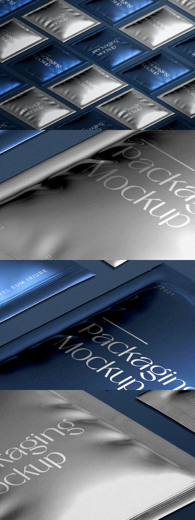 精致铝箔包装模型(PSD)