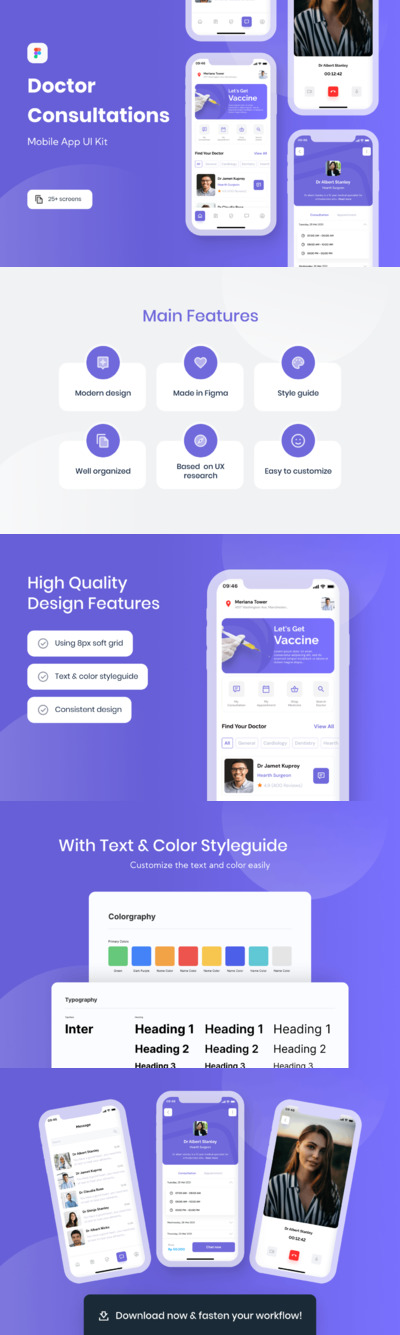医生咨询移动UI工具包(FIG)