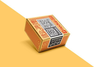 包装纸箱贴纸标签展示效果图样机模板[psd]