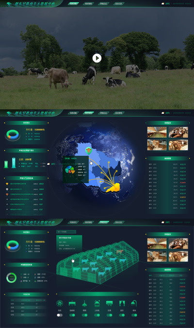 智慧畜牧数据可视化