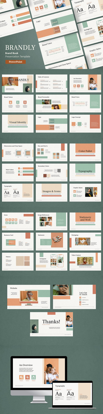 品牌手册品牌书PPT模板下载 (PPT,PPTX)