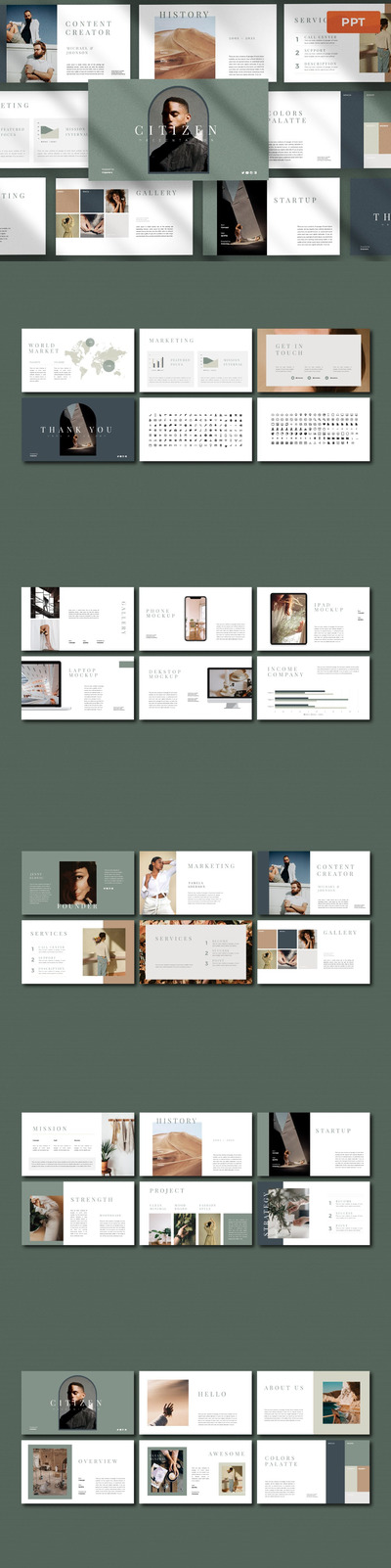 人物介绍相关PPT模板 (PPTX,PPT)