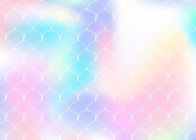 全息比例梯度渐变美人鱼鳞背景图素材[eps]