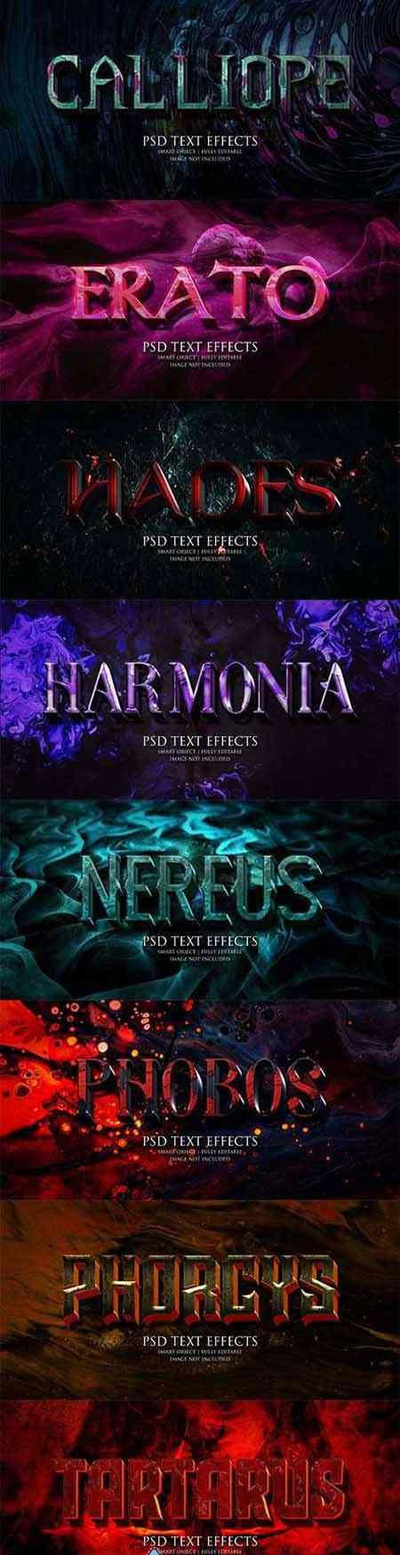 电影游戏风格酷炫的PS字体样式下载(PSD)