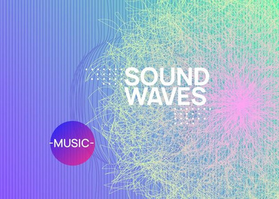 抽象线条俱乐部音乐派对传单海报设计[eps]