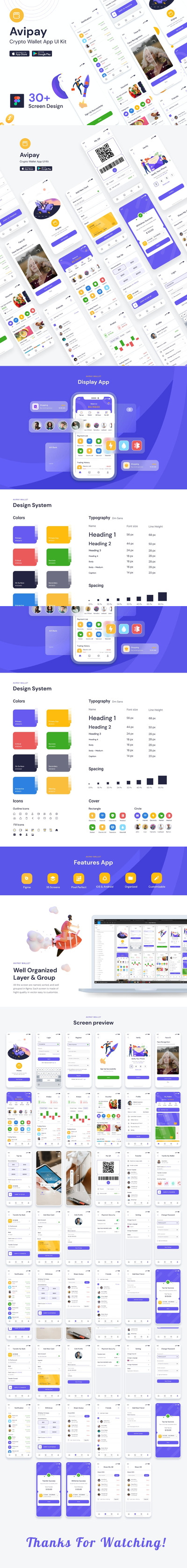 支付金融钱包APP UI (SVG,JPG,FIG)