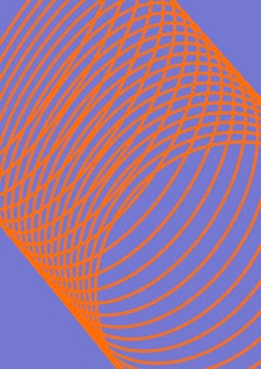 抽象视觉螺旋环封面设计模板[eps]