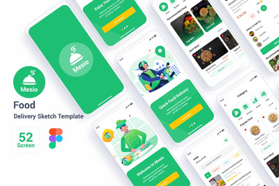美食轻食APP UI (FIG)
