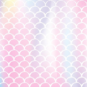 全息渐变粉色美人鱼鳞片背景图案[eps]