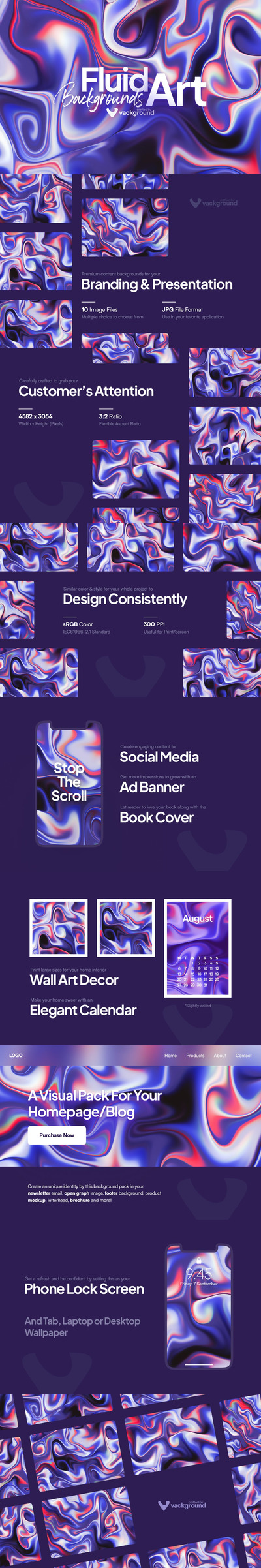 时尚高端抽象流体液体背景渐变背景底纹纹理集合