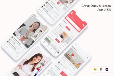 小组学习与课程UI工具包(FIG,SKETCH,XD)