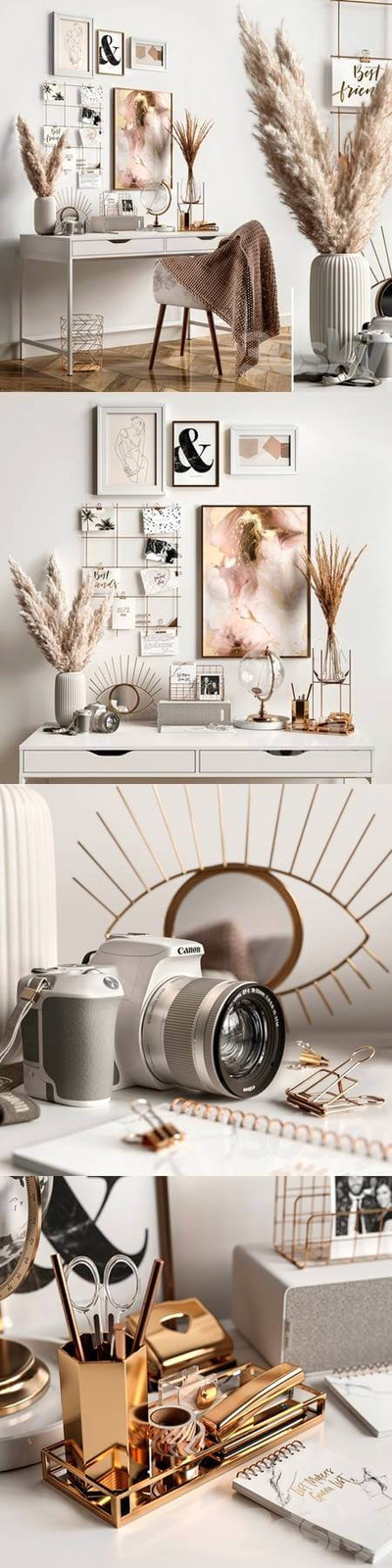 设计师工作台3D模型（OBJ,FBX,MAX）