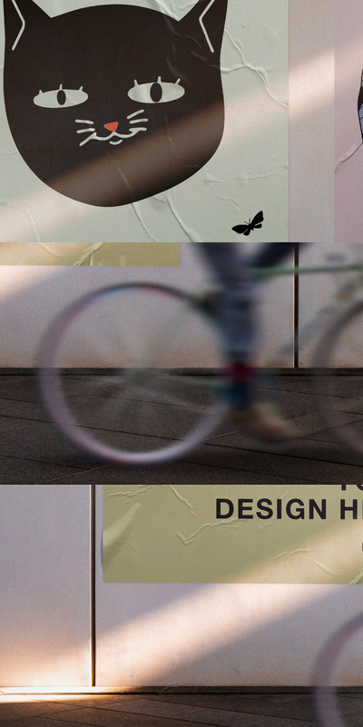 墙壁海报粘贴模型