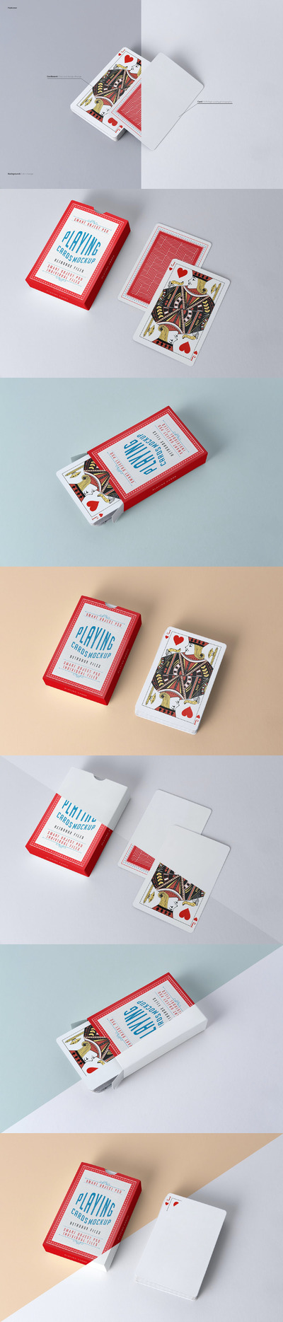 扑克牌花纹设计模型