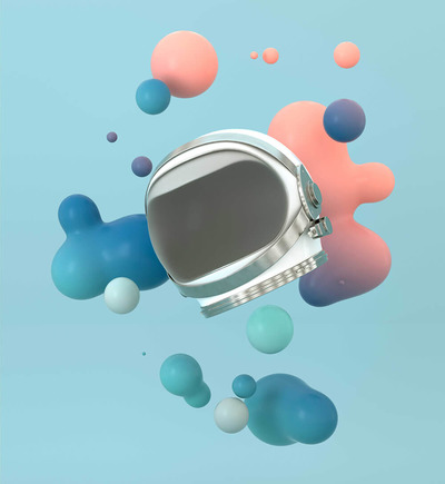 头盔创意几何元素背景图片素材 (jpg)