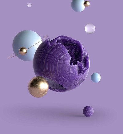 抽象碎裂球体行星背景图片素材 (jpg)