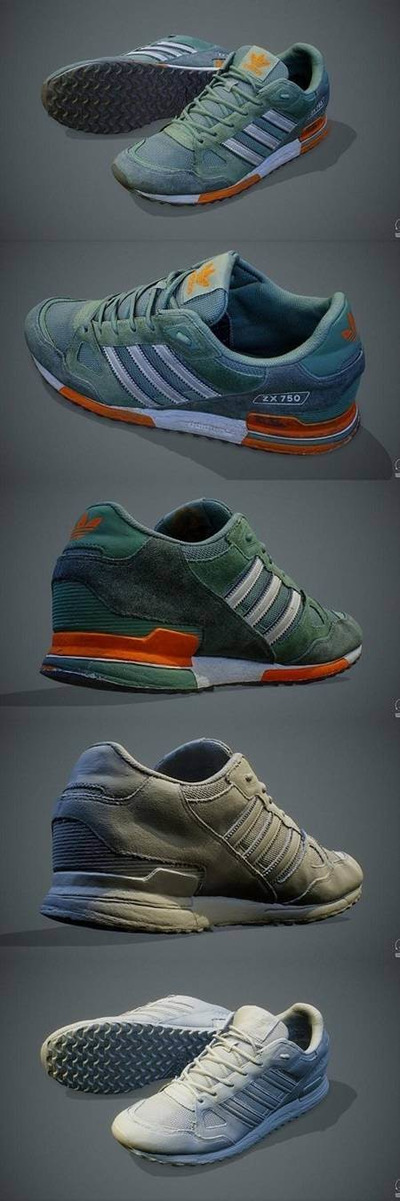 运动鞋3D模型（OBJ,FBX,MAX）