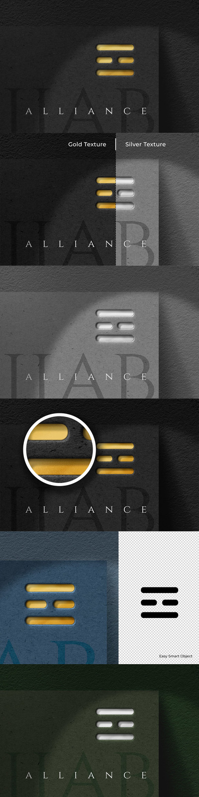 现代主题Logo设计模型 (PSD)