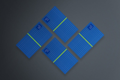 真实风格的商业名片设计 样机下载 (PSD)