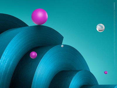 抽象几何形状海报背景素材 (psd)