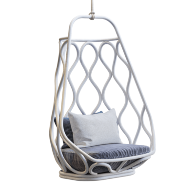 泪滴形状藤条吊椅3D模型（OBJ,FBX,MAX）