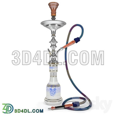 水烟壶3D模型（OBJ,FBX,MAX）