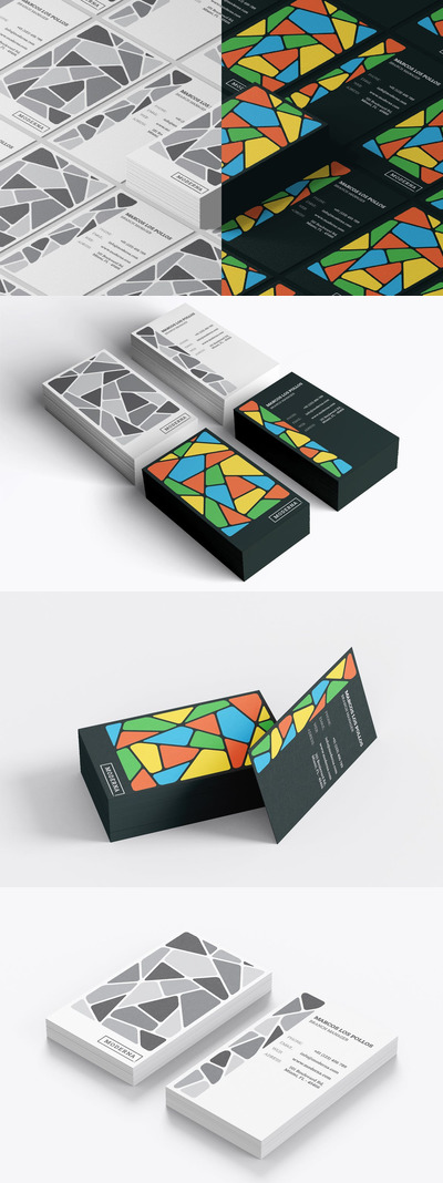 时尚高端多用途的创意名片设计模板-AI、EPS、PDF、PSD