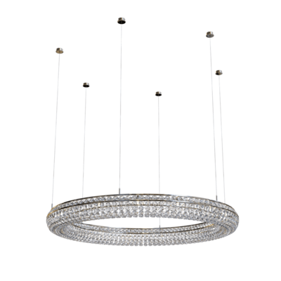 圆环性水晶吸顶灯3D模型（OBJ,FBX,MAX）