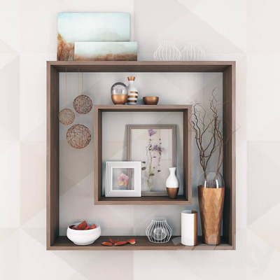 回字形置物架展示架3D模型（FBX,MAX）